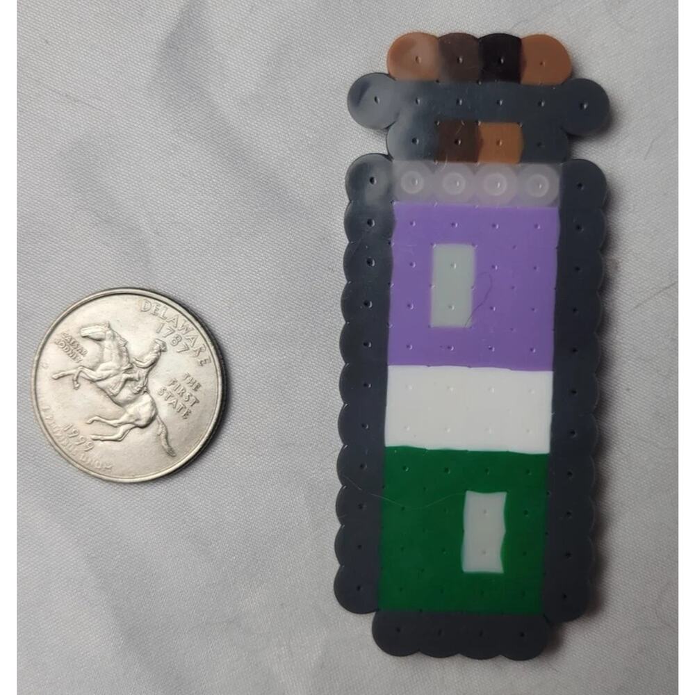 Genderqueer LGBT Potion Perler Pixel Art